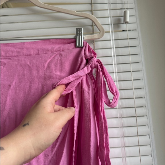 American Eagle Pink Wrap Skirt SZ XXL - Picture 2 of 4